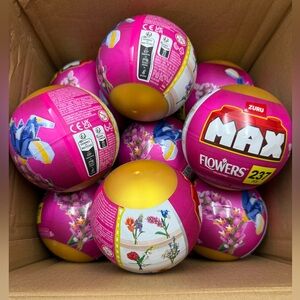 9 New Zuru MAX Building Flowers Collection: Stem Bouquet Iris & Persicaria